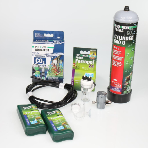 JBL ProFlora CO2 Basic Komplett-Set U Grundausstattung mit CO2-Einwegflasche