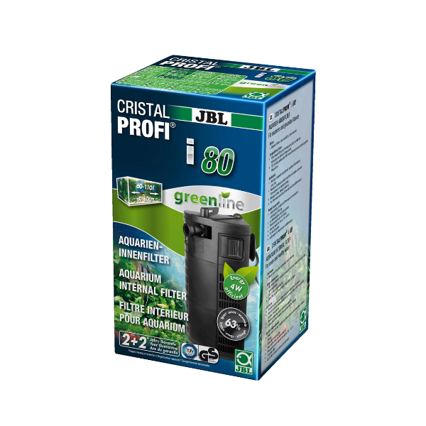 JBL CristalProfi Eck-Innenfilter greenline i80 für Aquarien von 60-110l