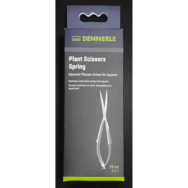 Dennerle Pflanzen-Schere Spring 15cm. Aquascaping Tool, Zubehör