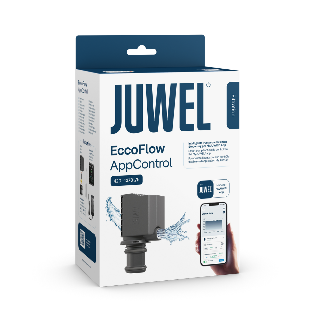Juwel EccoFlow AppControl Smarte Filterpumpe zur flexiblen Steuerung