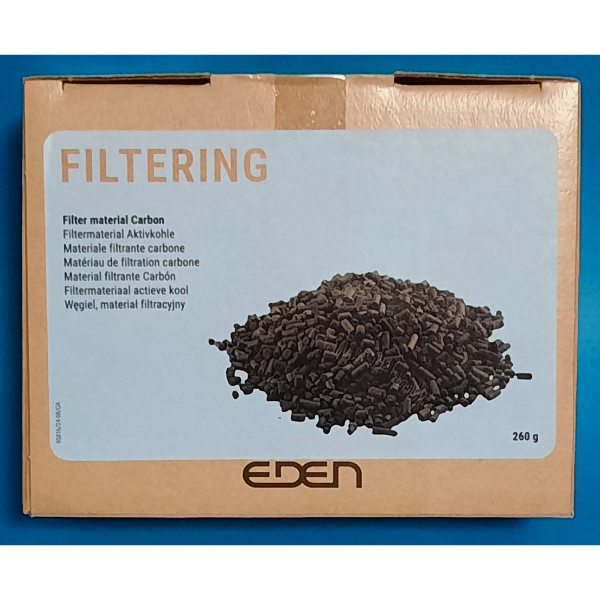 Eden Aktivkohle Filtermaterial 260g im Netz (2x130g)