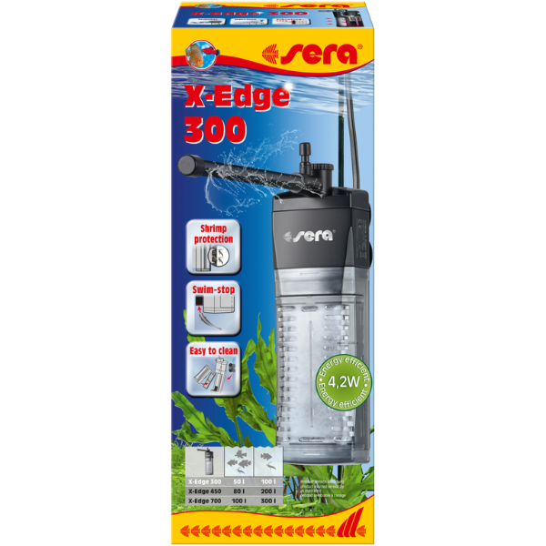 Sera X-Edge 300 Eck-Innenfilter 50-100l