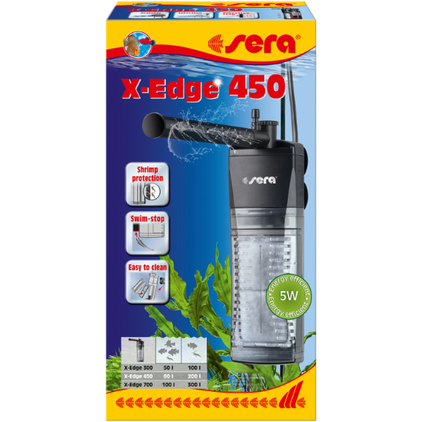 Sera X-Edge 450 Eck-Innenfilter 80-200l