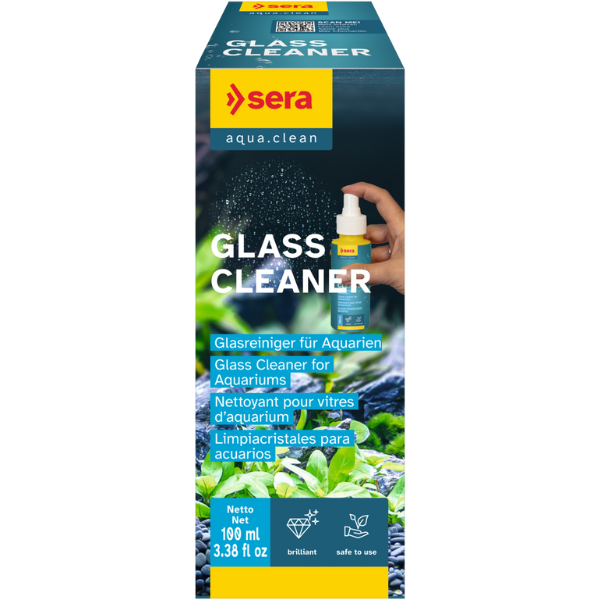 Sera Glas Reiniger, Kalkentferner 100ml für Aquarium und Terrarium