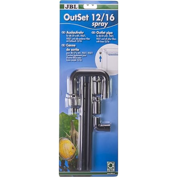 JBL OutSet spray 12/16 Auslaufrohr CP e 401/2, 701/2, 901/2 alle Filter 12/16 Schlauch