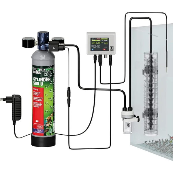 JBL ProFlora CO2 Professional Komplett-Set U System mit automatischer CO2/pH-Regelung