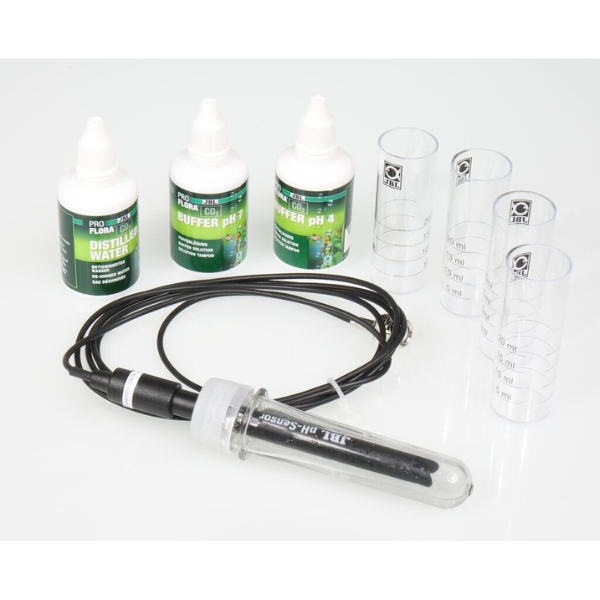 JBL ProFlora CO2 Sensor Set pH-Elektrode mit Kalibrierflüssigkeiten *Bestellware