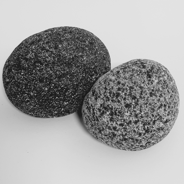 Orbit Schwarzer Lava Pebble M 1 Stück