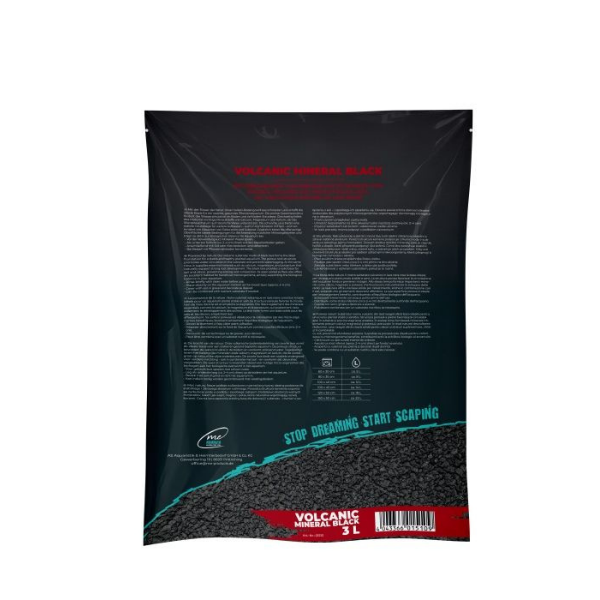 Me Volcanic Mineral Black – Natürlicher Lava-Bodengrund schwarz 3l