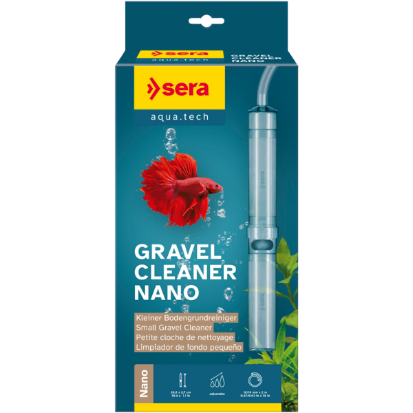 Sera Gravel Cleaner Nano, Bodengrundreiniger für kleine Aquarien