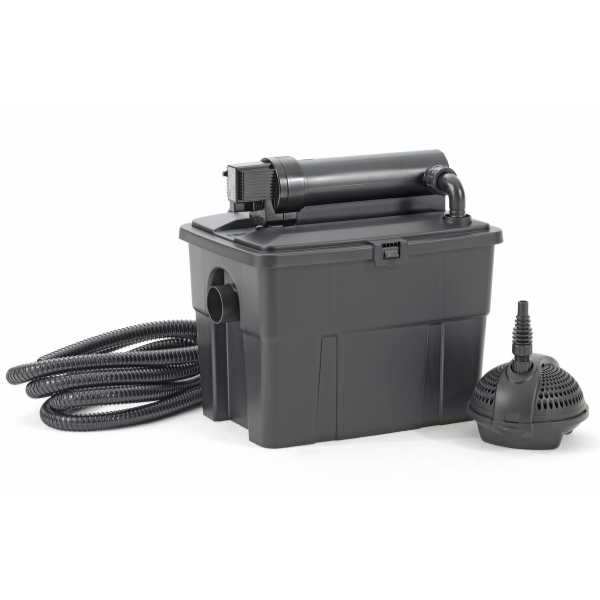 Pontec MultiClear Set 5000 Durchlauf-Filter Set mit UVC-Reinigung