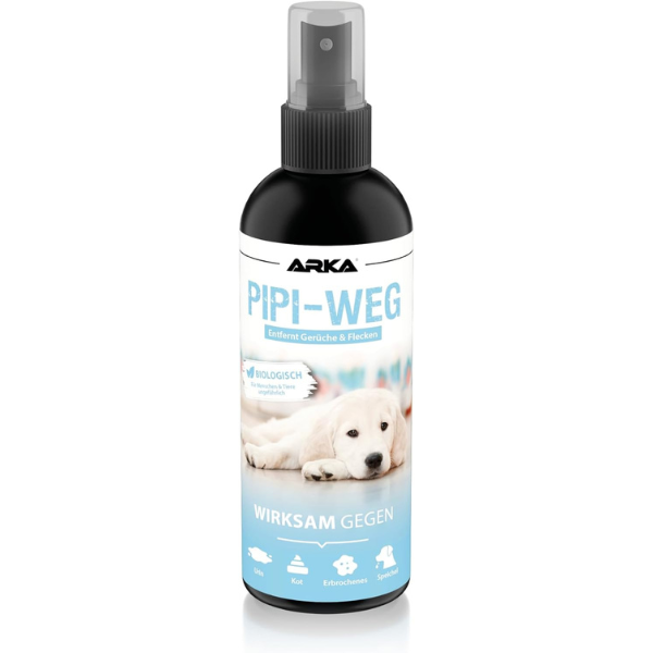 Arka Pipi-Weg Hund Geruchs- & Fleckenentferner 100 ml Für Unterwegs