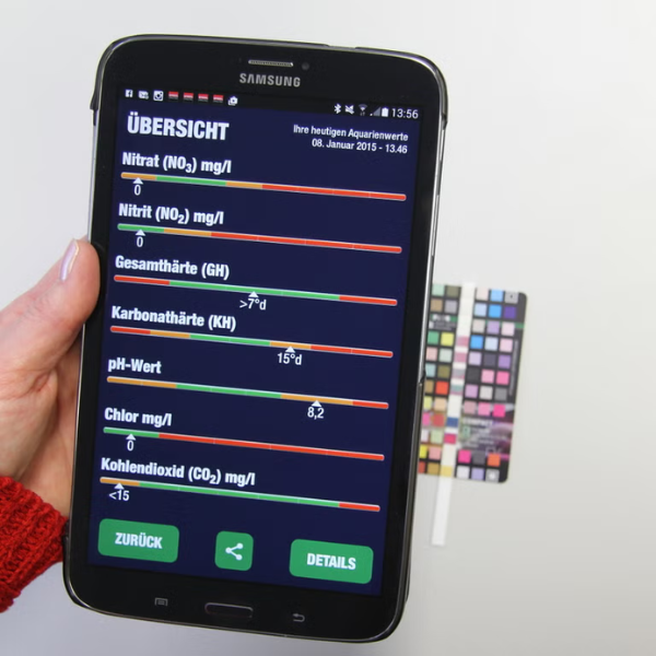 JBL ProScan Wasseranalyse von 7 Werten per Smartphone auswertbar