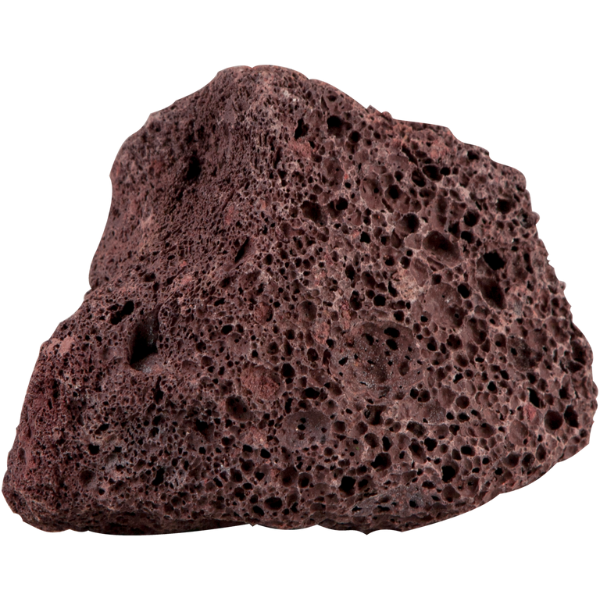aquadeco Premium-Lava Stein Rot M 15-20cm