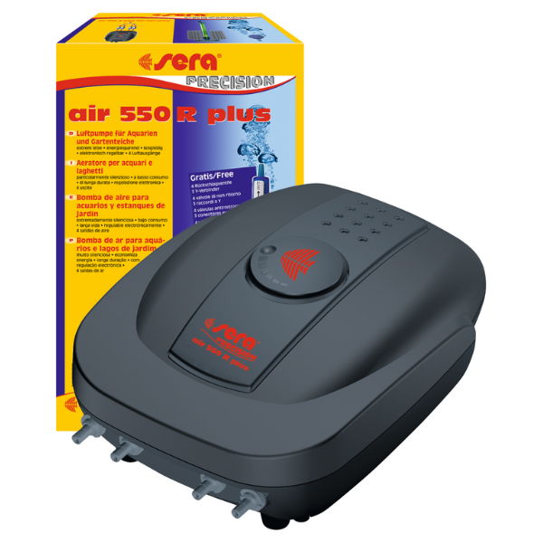 08816 Sera Luftpumpe air 550 R plus mit 4 Luftausgängen