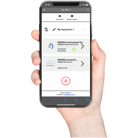 2076010 Eheim Außenfilter professionel 5e 550 Wifi