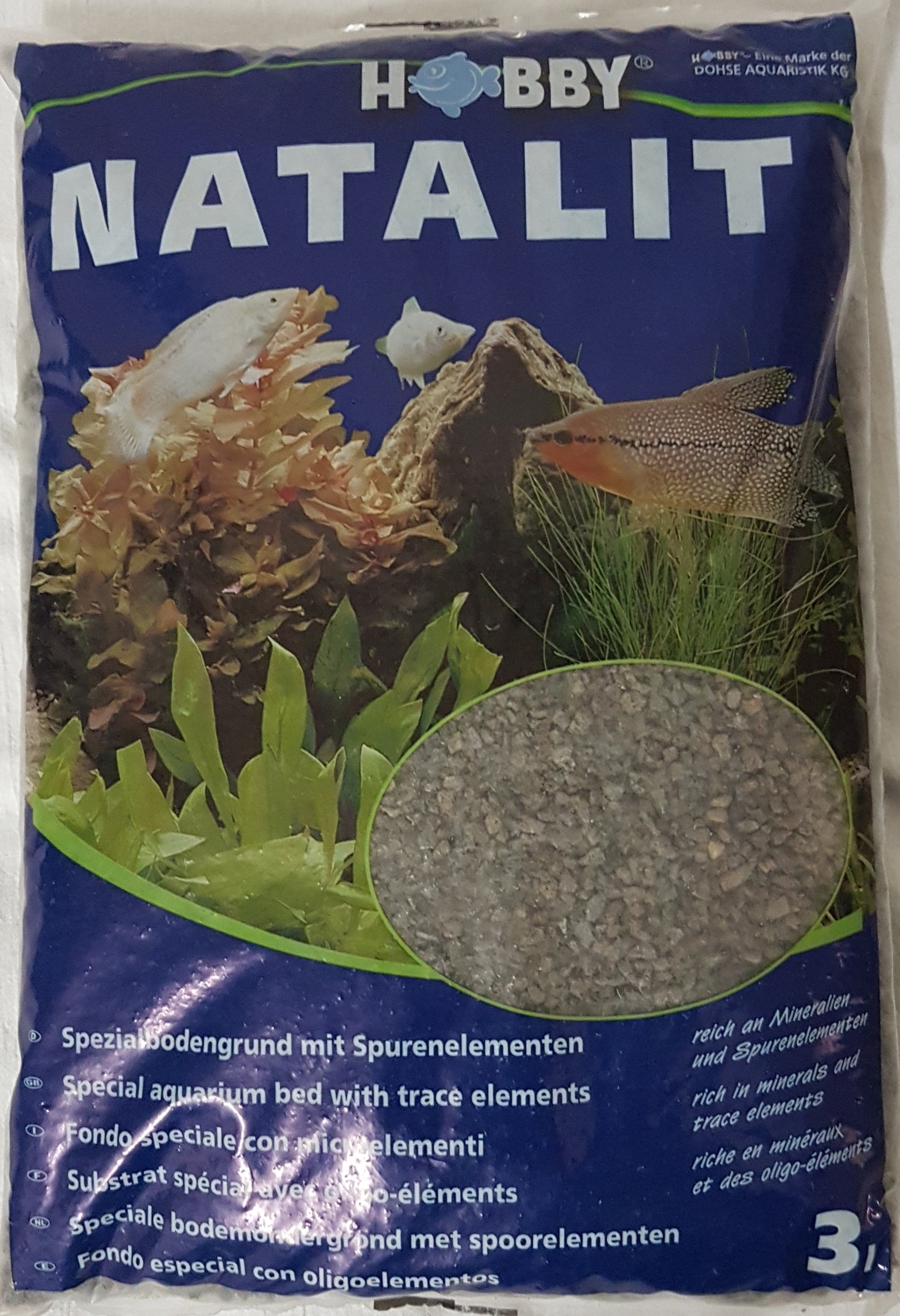 Hobby Natalit Spezialbodengrund grau 3L.