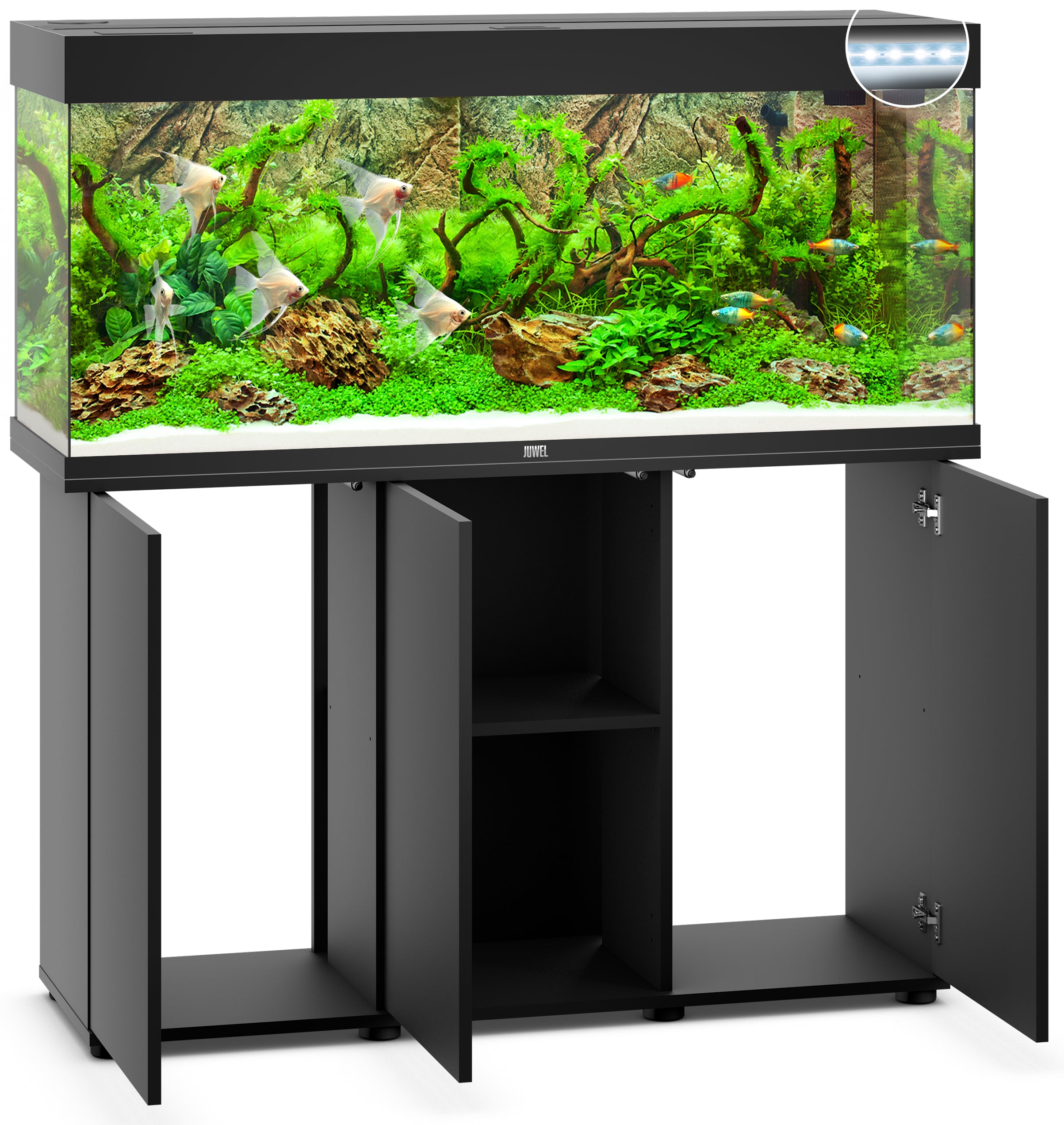 Juwel Rio 350 LED SBX 350l Aquarium Kombination