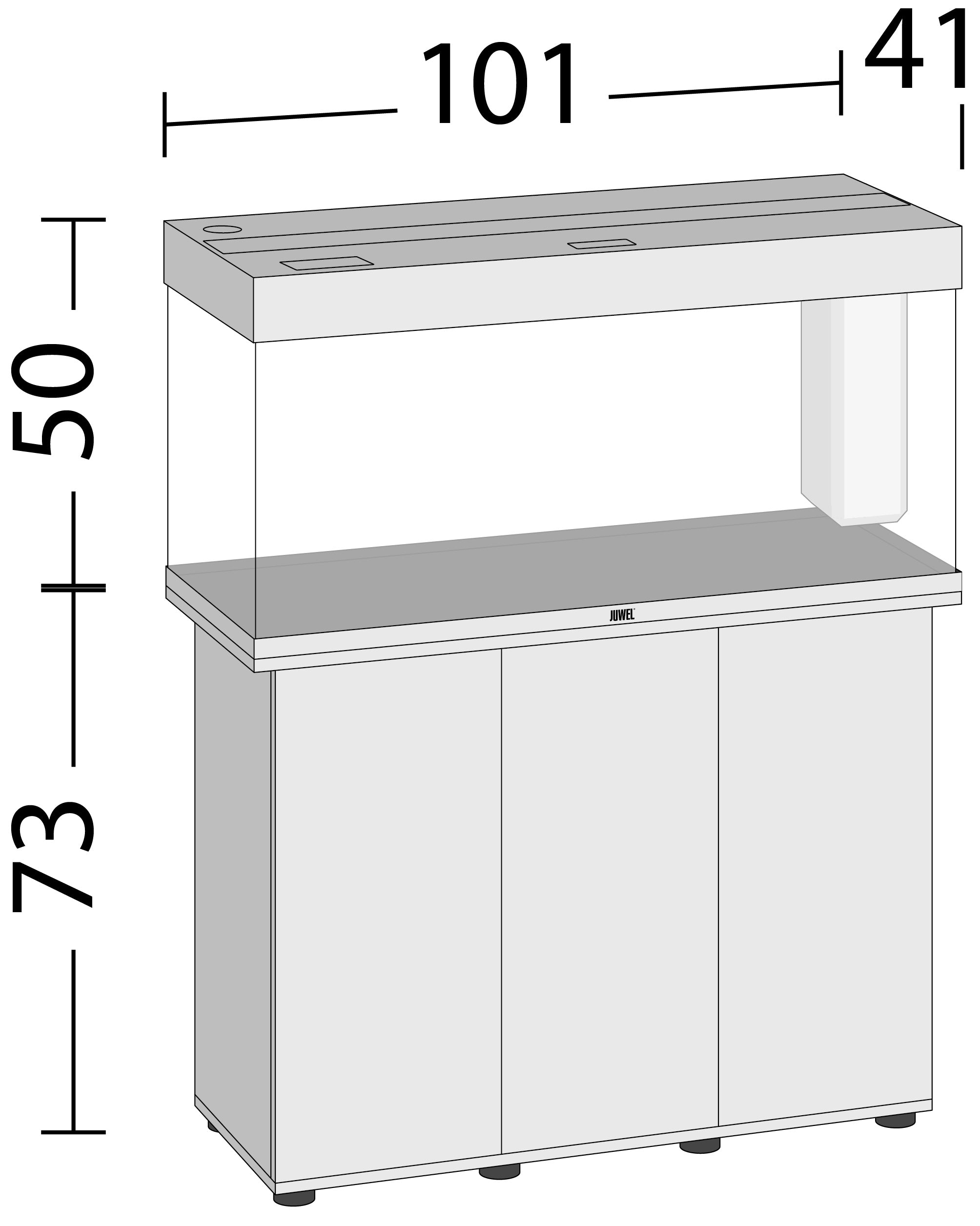 Juwel Rio 180 LED SBX 180l Aquarium Kombination