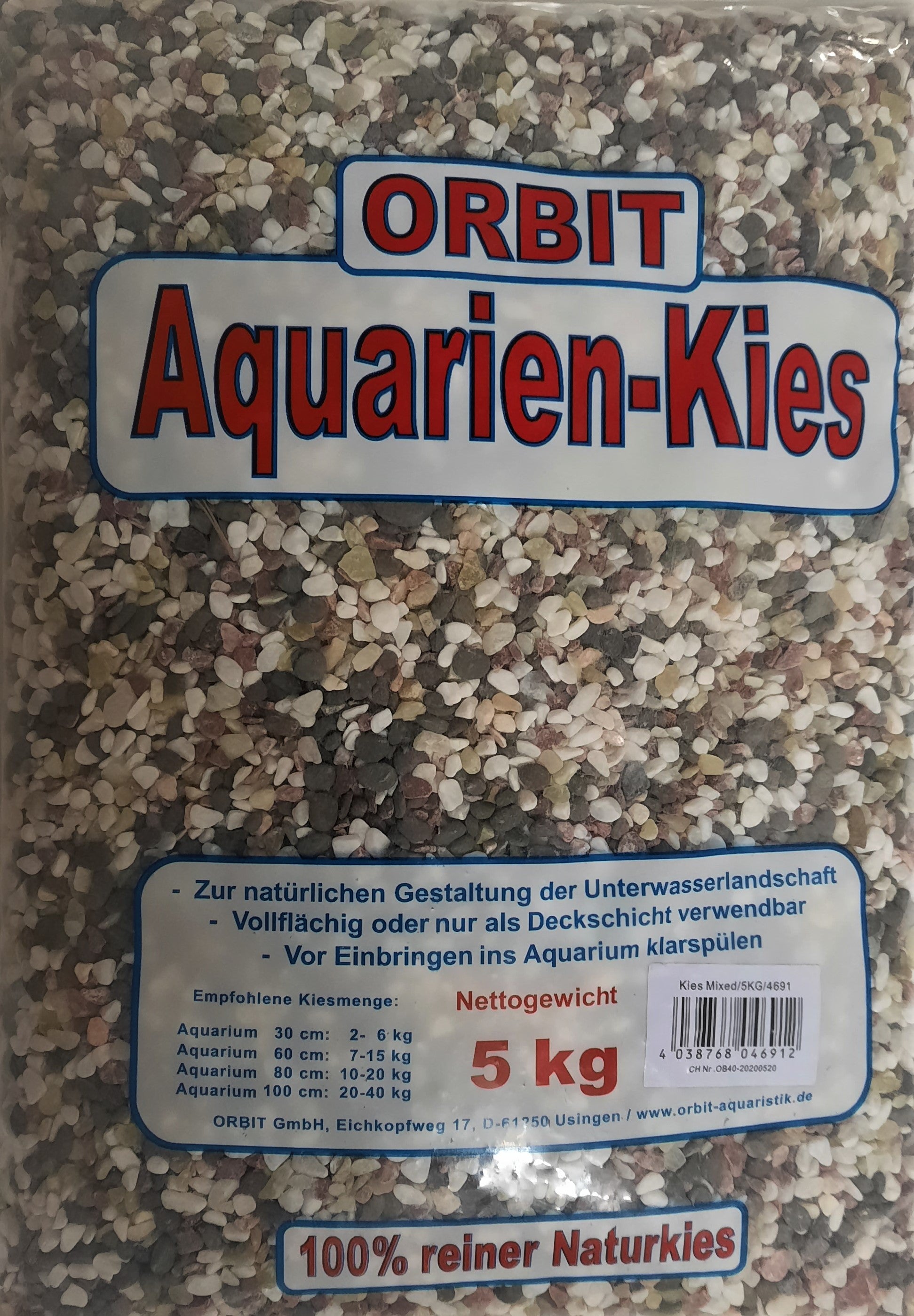 Orbit Naturkies Mix 3-5mm 5kg